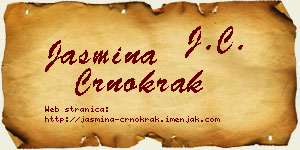 Jasmina Crnokrak vizit kartica